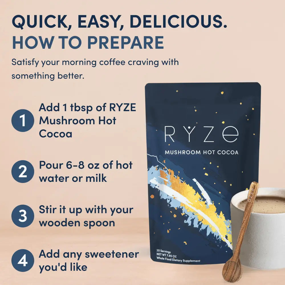 RYZE Ritual Set (Cocoa + Coffee) - The Ritual Cup