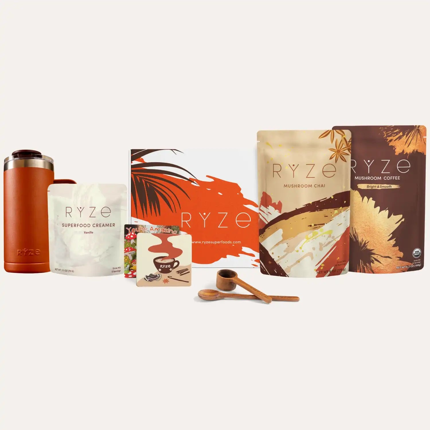 Boosted Chai Latte Bundle (Chai + Coffee) - Mushroom Coffee Daily