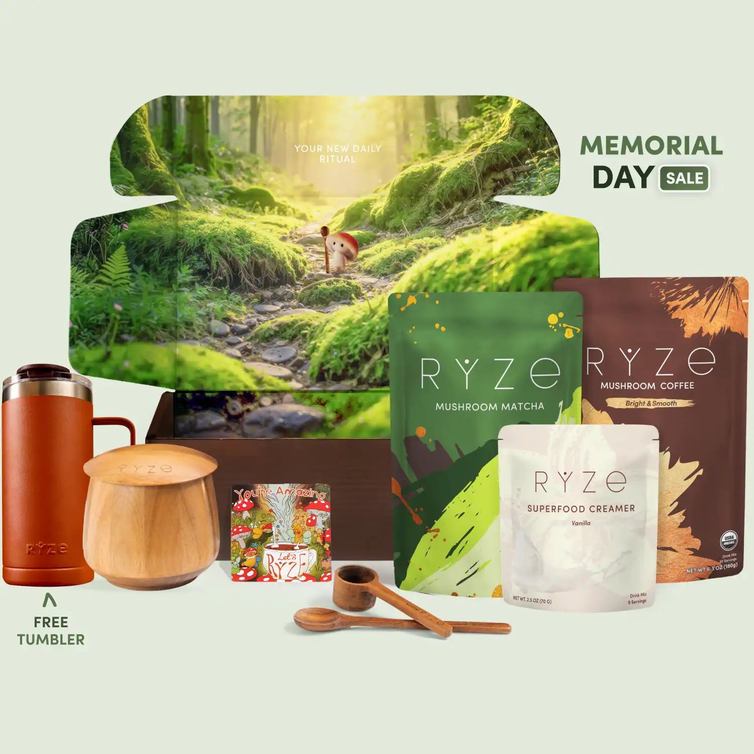 RYZE Ritual Set (Matcha + Coffee) - The RYZE Cup