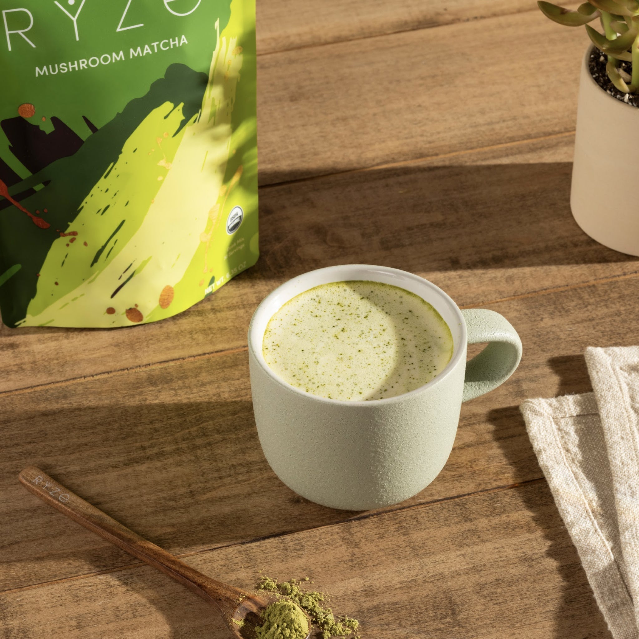 Mushroom Matcha Starter Kit (60 Servings) - Coffee Made Simple