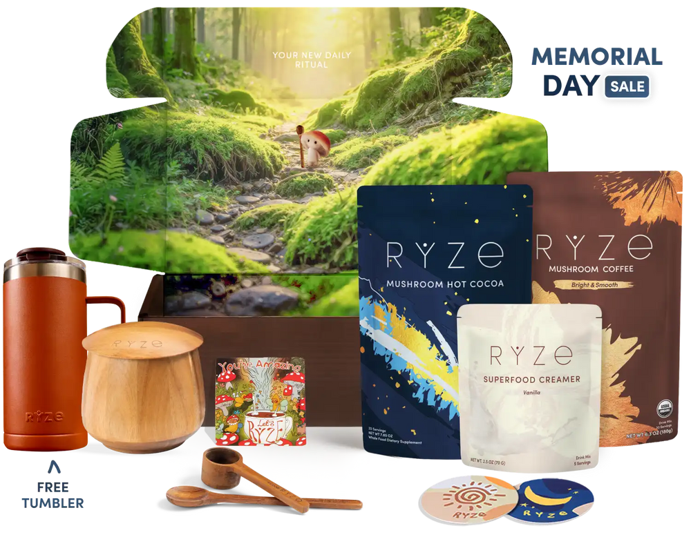 RYZE Ritual Set (Cocoa + Coffee) - The Ritual Cup