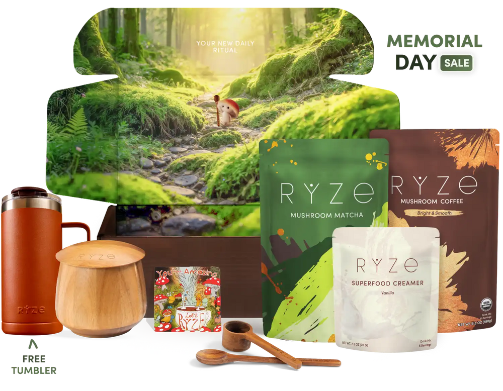 RYZE Ritual Set (Matcha + Coffee) - The RYZE Cup